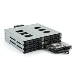 Fantec MR-SA1262-12G 13,3 cm (5.25") Pannello portante Nero