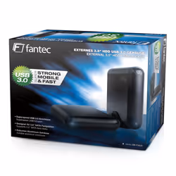 Fantec DB-F35U3 Custodia per Disco Rigido (HDD) Nero 3.5" - Vista aggiuntiva 4
