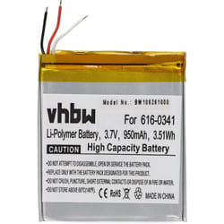 Vhbw - batteria compatibile con Apple iPod Touch 1. Generation 16GB MP3 music player lettore musicale (950mAh, 3,7V, Li-Poly)