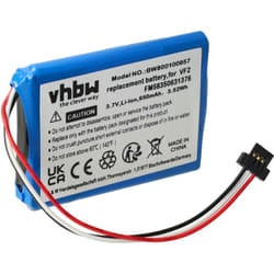 Vhbw - batteria compatibile con TomTom Go 510 (2013), Go 50, Go 500 (2013), Go 600 navigatore gps (950mAh, 3,7V, Li-Ion)