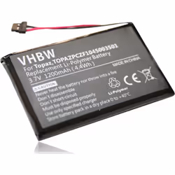 vhbw - the clever way - Batteria ricaricabile di ricambio, compatibile e di alta qualità, ad alta capacità, per dispositivo d ...