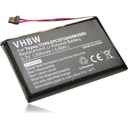 Vhbw - batteria compatibile con Navigon 70/71 Plus, 70 Easy, 70 Plus, 70/71 Premium navigatore gps (1200mAh, 3,7V, Li-Poly)