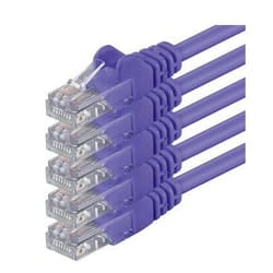 1aTTack 10m Cat6 UTP cavo di rete Viola U/UTP (UTP)
