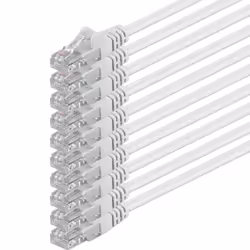 1aTTack 0.25m Cat6 UTP, 0,25 m, Cat6, U/UTP (UTP), RJ-45, RJ-45, Bianco