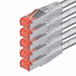 1aTTack 3.0m 2x RJ-45 Cat6 S/FTP (S-STP) M/M, 3 m, Cat6, S/FTP (S-STP), RJ-45, RJ-45, Trasparente