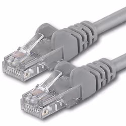 1aTTack 0.5m Cat6 UTP, 0,5 m, Cat6, U/UTP (UTP), RJ-45, RJ-45, Grigio