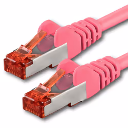 1aTTack 10m Cat6 S-STP, 10 m, Cat6, S/FTP (S-STP), RJ-45, RJ-45, Magenta