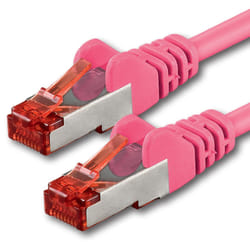 1aTTack 10m Cat6 S-STP cavo di rete Magenta S/FTP (S-STP)