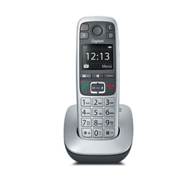 Gigaset E560 telefono Telefono DECT Identificatore di chiamata Nero, Argento
