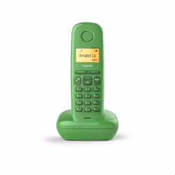 Gigaset A170, Telefono DECT, Cornetta wireless, 50 voci, Verde