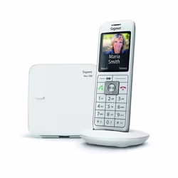 Gigaset CL660, Telefono analogico/DECT, Cornetta wireless, Telefono con vivavoce, 400 voci, Identificatore di chiamata, Bianc ...