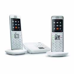 Gigaset CL660A, Telefono analogico/DECT, Cornetta wireless, Telefono con vivavoce, 400 voci, Identificatore di chiamata, Grig ...