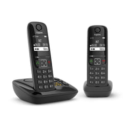 Gigaset AS690A Duo Telefono analogico/DECT Nero