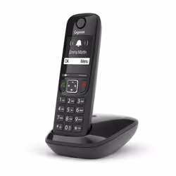 Gigaset AS690 Telefono analogico/DECT Identificatore di chiamata Nero - Vista aggiuntiva 5