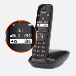 Gigaset AS690 DUO Telefono analogico/DECT Identificatore di chiamata Nero - Vista aggiuntiva 7