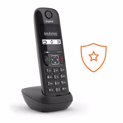 Gigaset AS690 DUO Telefono analogico/DECT Identificatore di chiamata Nero - Vista aggiuntiva 8