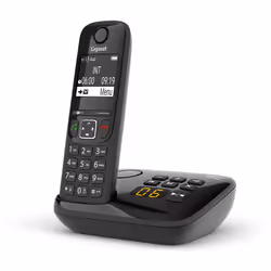 Gigaset AS690A Telefono analogico/DECT Identificatore di chiamata Nero - Vista aggiuntiva 4