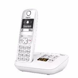 Gigaset A690A, Telefono analogico/DECT, Cornetta wireless, Telefono con vivavoce, 100 voci, Bianco