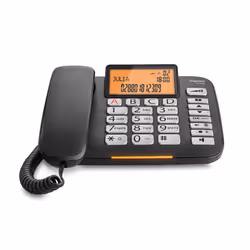 Gigaset DL 580 Telefono analogico Identificatore di chiamata Nero - Vista aggiuntiva 3