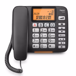 Gigaset DL 580 Telefono analogico Identificatore di chiamata Nero - Vista aggiuntiva 7