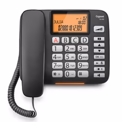 Gigaset DL580 telefono Telefono analogico Identificatore di chiamata Nero - Vista aggiuntiva 6