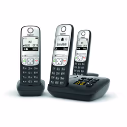 Gigaset A690A Telefono analogico/DECT Identificatore di chiamata Nero - Vista aggiuntiva 2