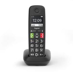 Gigaset E290 Telefono analogico/DECT Identificatore di chiamata Nero