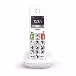 Gigaset E290 telefono Telefono analogico/DECT Identificatore di chiamata Bianco