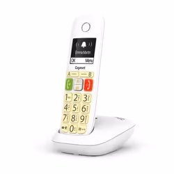 Gigaset E290 telefono Telefono analogico/DECT Identificatore di chiamata Bianco