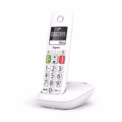 Gigaset E290 telefono Telefono analogico/DECT Identificatore di chiamata Bianco - Vista aggiuntiva 5