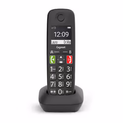 Gigaset E290 Telefono analogico/DECT Identificatore di chiamata Nero - Vista aggiuntiva 5