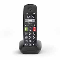 Gigaset E290A Telefono analogico/DECT Identificatore di chiamata Nero