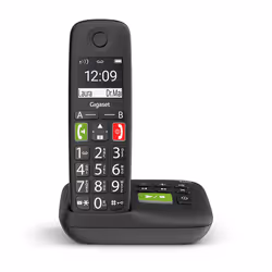 Gigaset E290A Telefono analogico/DECT Identificatore di chiamata Nero
