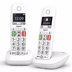 Gigaset E290 Telefono analogico/DECT Identificatore di chiamata Bianco - Vista aggiuntiva 5