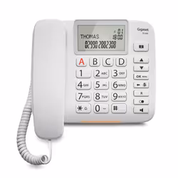 Gigaset DL380 Telefono analogico Identificatore di chiamata Bianco - Vista aggiuntiva 7
