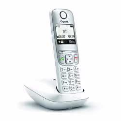 Gigaset A690, Telefono analogico/DECT, Cornetta wireless, Telefono con vivavoce, 100 voci, Bianco