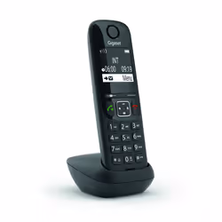 Gigaset AS690HX, Telefono analogico/DECT, Cornetta wireless, Telefono con vivavoce, 150 voci, Identificatore di chiamata, Ner ...