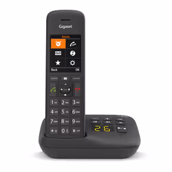 Gigaset C575A Telefono analogico/DECT Identificatore di chiamata Nero