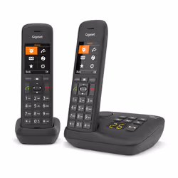 Gigaset C575A Duo Telefono analogico/DECT Identificatore di chiamata Nero