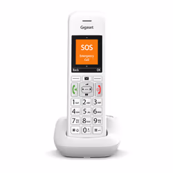 Gigaset E390 Telefono analogico/DECT Identificatore di chiamata Bianco