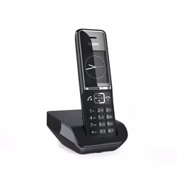 Gigaset COMFORT 550, Telefono analogico, Cornetta wireless, Telefono con vivavoce, 200 voci, Identificatore di chiamata, Nero