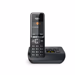Gigaset COMFORT 550A Telefono analogico/DECT Identificatore di chiamata Nero - Vista aggiuntiva 7