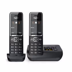 Gigaset COMFORT 550A duo Telefono analogico/DECT Identificatore di chiamata Nero - Vista aggiuntiva 4