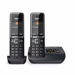 Gigaset COMFORT 550A duo Telefono analogico/DECT Identificatore di chiamata Nero - Vista aggiuntiva 7