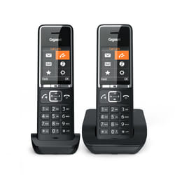 Gigaset COMFORT 550 duo Telefono analogico Identificatore di chiamata Nero