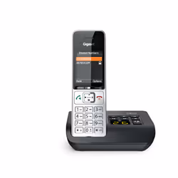 Gigaset COMFORT 500A Telefono analogico/DECT Identificatore di chiamata Nero, Argento - Vista aggiuntiva 8