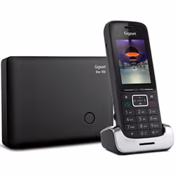 Gigaset Premium 300, Telefono DECT, Cornetta wireless, Telefono con vivavoce, 500 voci, Identificatore di chiamata, Nero, Arg ...