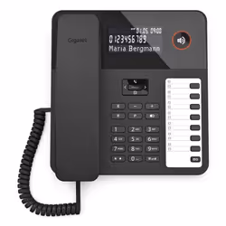 Gigaset DESK 600 Telefono analogico Identificatore di chiamata Nero - Vista aggiuntiva 5