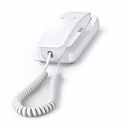 Gigaset DESK 200, Telefono analogico, Cornetta cablata, 10 voci, Bianco