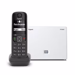 Gigaset AS690A IP BASE Telefono DECT Identificatore di chiamata Nero, Bianco
